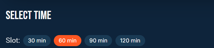 Select Time Duration